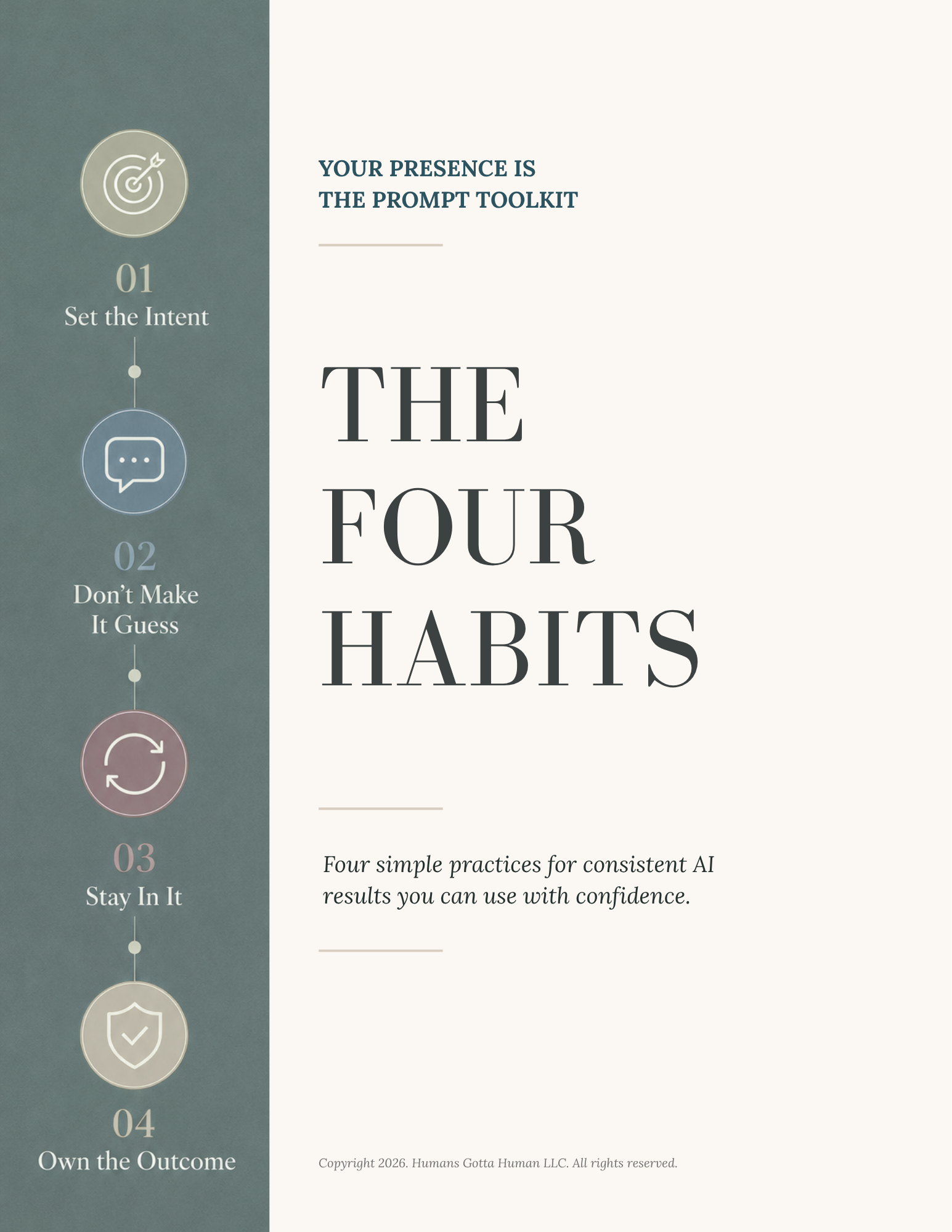The Four Habits prompt toolkit cover